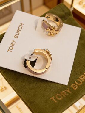 Icon Enamel Huggie Earrings